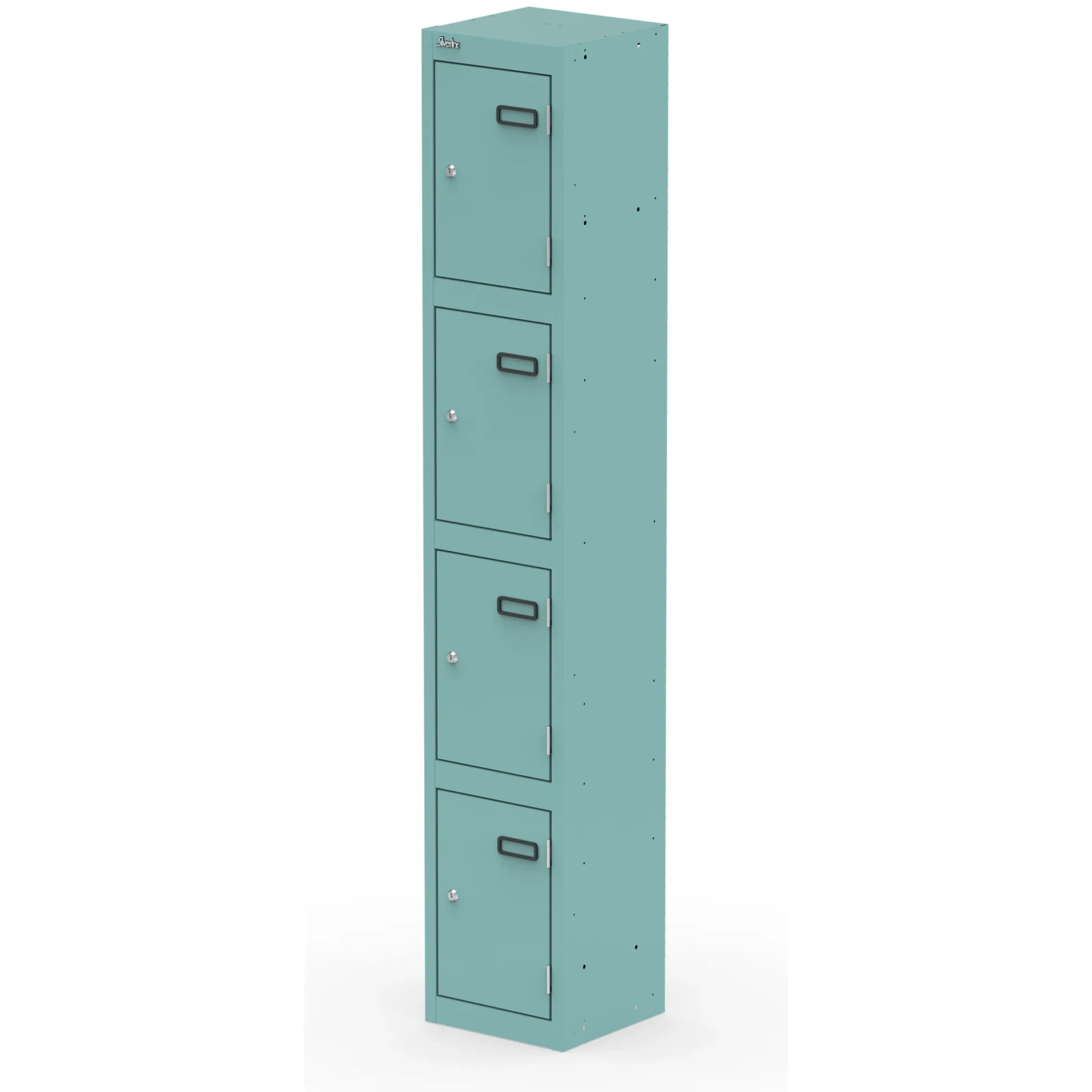 Qube 1800mm High Triple Locking Steel Staff Locker