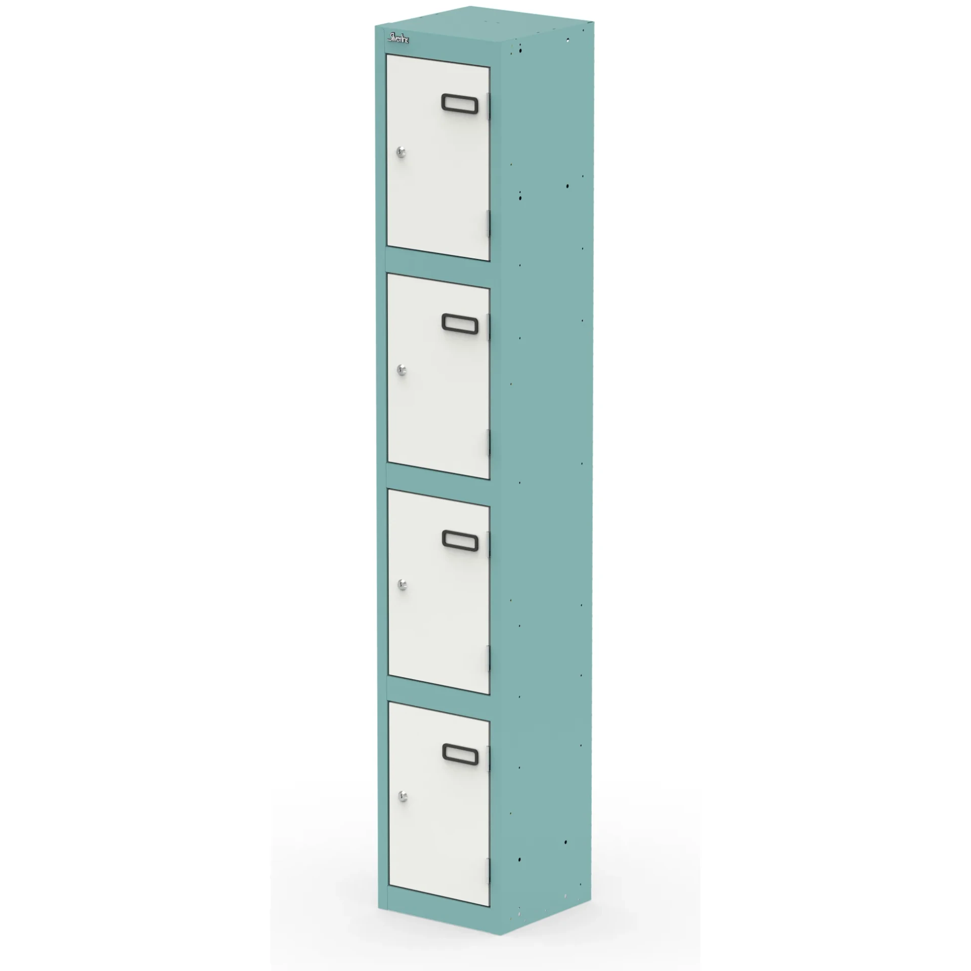 Qube 1800mm High Triple Locking Steel Staff Locker