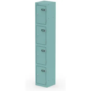 Qube 1800mm High Triple Locking Steel Staff Locker