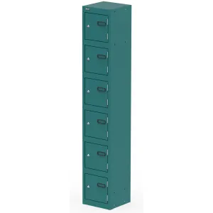 Qube 1800mm High Triple Locking Steel Staff Locker