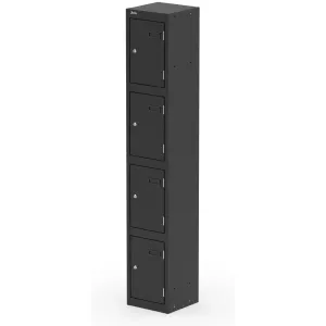 Qube 1800mm High Triple Locking Steel Staff Locker
