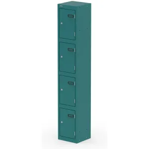 Qube 1800mm High Triple Locking Steel Staff Locker