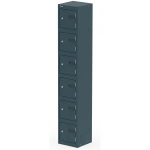 Qube 1800mm High Triple Locking Steel Staff Locker