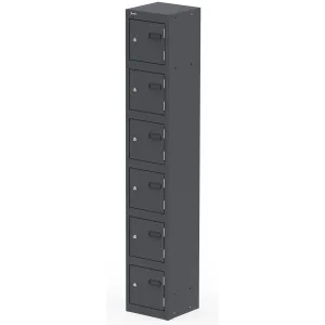 Qube 1800mm High Triple Locking Steel Staff Locker