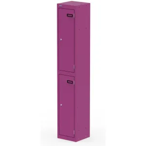Qube 1800mm High Triple Locking Steel Staff Locker