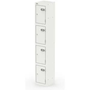 Qube 1800mm High Triple Locking Steel Staff Locker