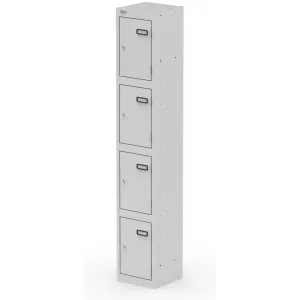 Qube 1800mm High Triple Locking Steel Staff Locker