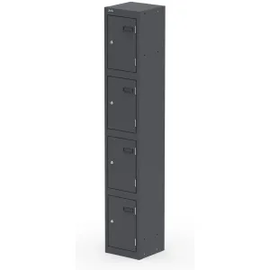Qube 1800mm High Triple Locking Steel Staff Locker