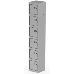 Qube 1800mm High Triple Locking Steel Staff Locker
