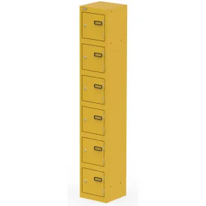 Qube 1800mm High Triple Locking Steel Staff Locker
