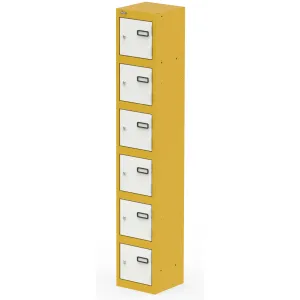 Qube 1800mm High Triple Locking Steel Staff Locker