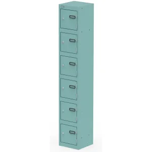 Qube 1800mm High Triple Locking Steel Staff Locker
