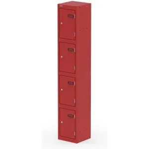 Qube 1800mm High Triple Locking Steel Staff Locker