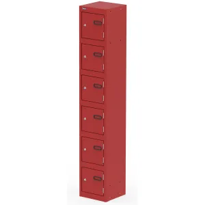Qube 1800mm High Triple Locking Steel Staff Locker