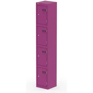 Qube 1800mm High Triple Locking Steel Staff Locker