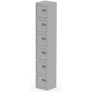 Qube 1800mm High Triple Locking Steel Staff Locker