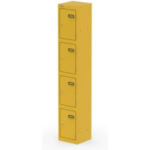 Qube 1800mm High Triple Locking Steel Staff Locker
