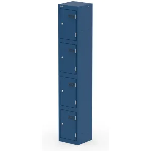 Qube 1800mm High Triple Locking Steel Staff Locker