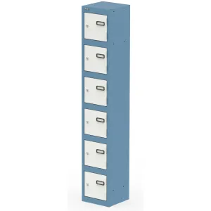 Qube 1800mm High Triple Locking Steel Staff Locker