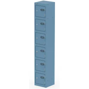 Qube 1800mm High Triple Locking Steel Staff Locker