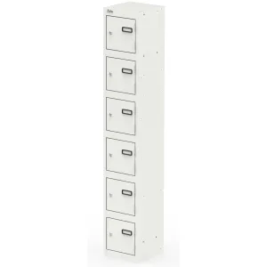 Qube 1800mm High Triple Locking Steel Staff Locker