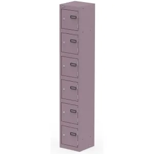 Qube 1800mm High Triple Locking Steel Staff Locker