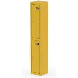 Qube 1800mm High Triple Locking Steel Staff Locker