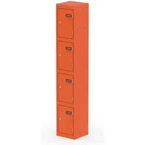 Qube 1800mm High Triple Locking Steel Staff Locker
