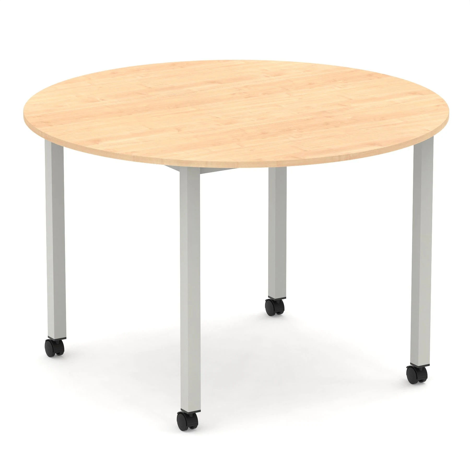Impulse 120cm Round Mobile Breakout Table on Castors