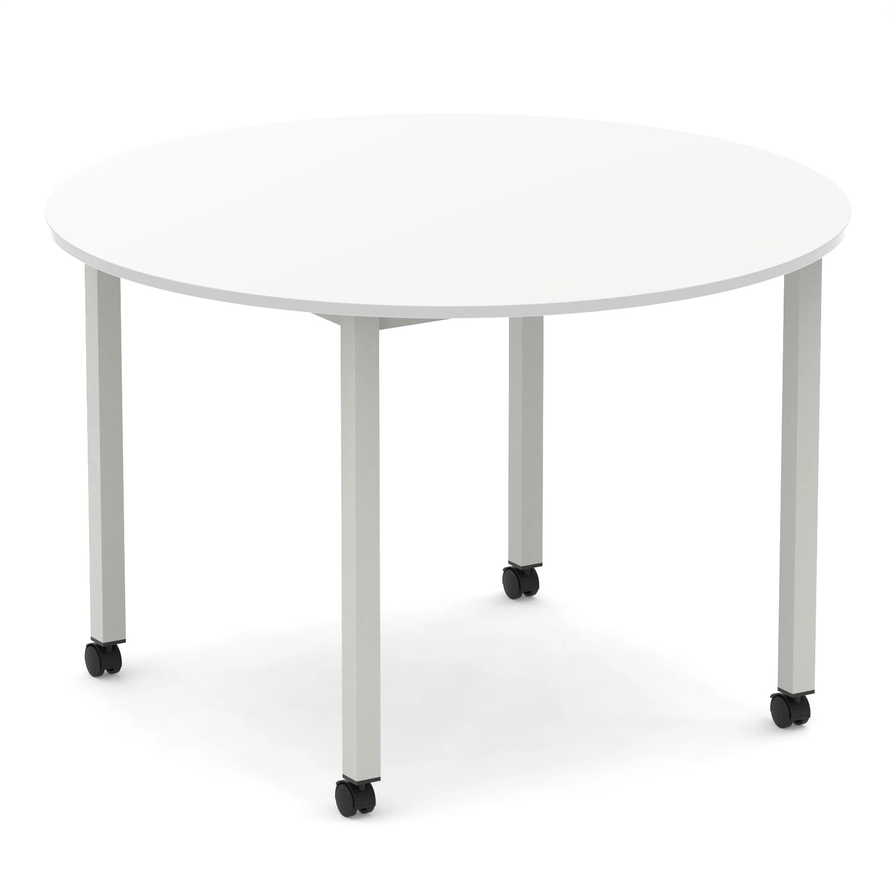 Impulse 120cm Round Mobile Breakout Table on Castors
