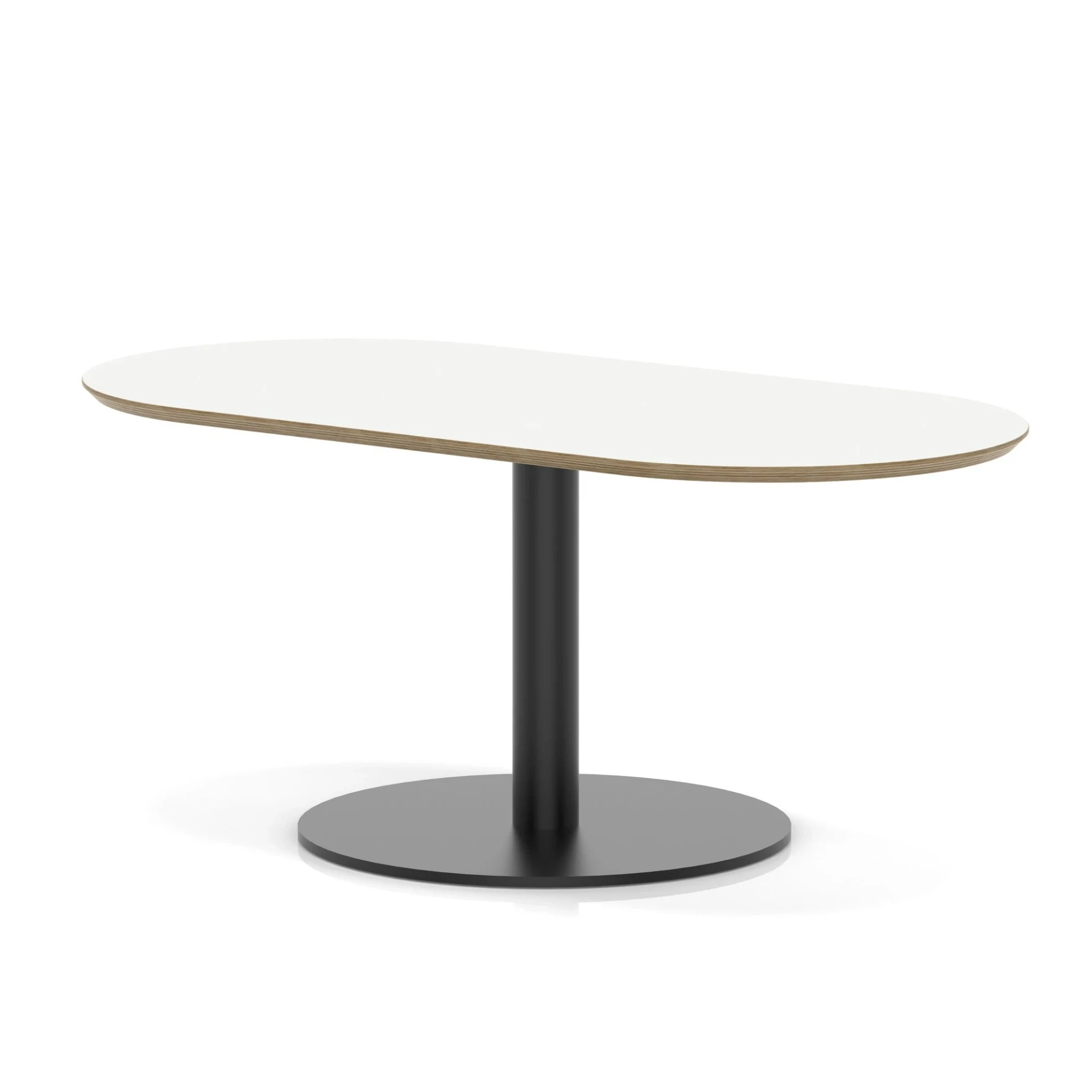 Brixworth 1200mm Oblong Coffee Table with Weighted Disc Base