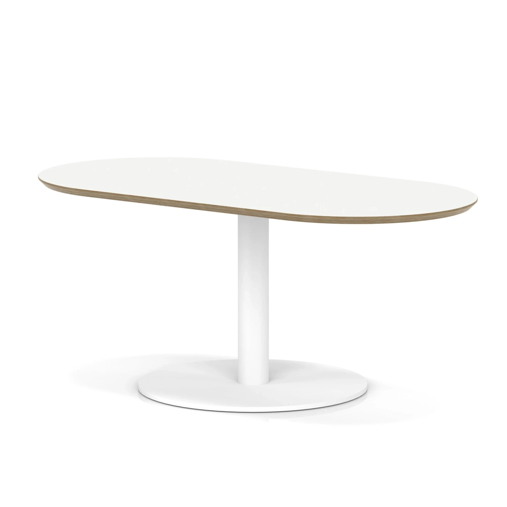 Brixworth 1200mm Oblong Coffee Table with Weighted Disc Base