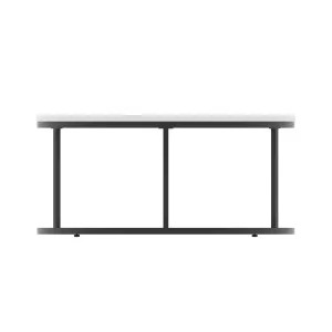 Impulse Round Coffee Table with Metal Frame