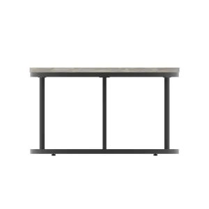 Impulse Round Coffee Table with Metal Frame