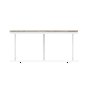 Impulse Round Coffee Table with Metal Frame