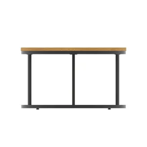 Impulse Round Coffee Table with Metal Frame