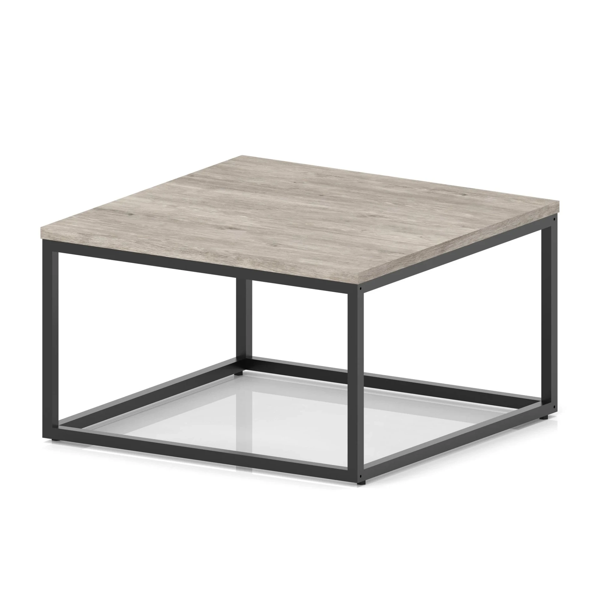 Impulse Square Coffee Table with Metal Frame