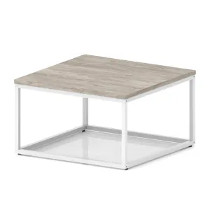 Impulse Square Coffee Table with Metal Frame