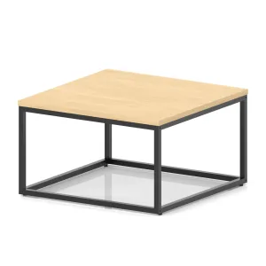Impulse Square Coffee Table with Metal Frame