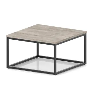 Impulse Square Coffee Table with Metal Frame