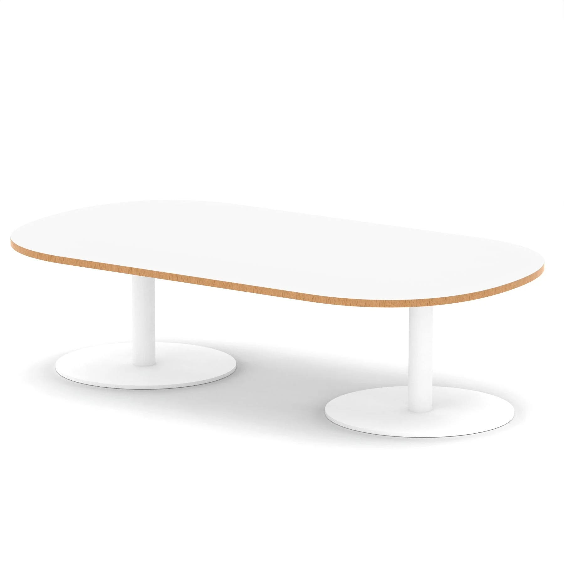Italia D-End Boardroom Coffee Table