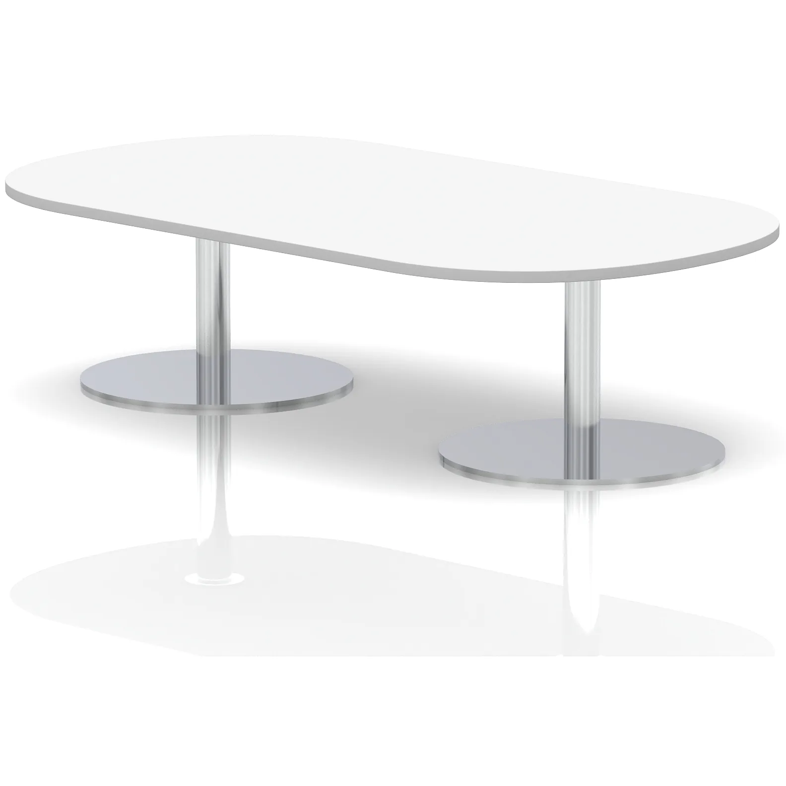 Italia D-End Boardroom Coffee Table