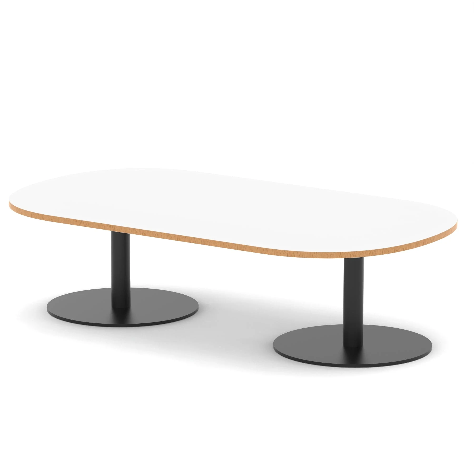 Italia D-End Boardroom Coffee Table