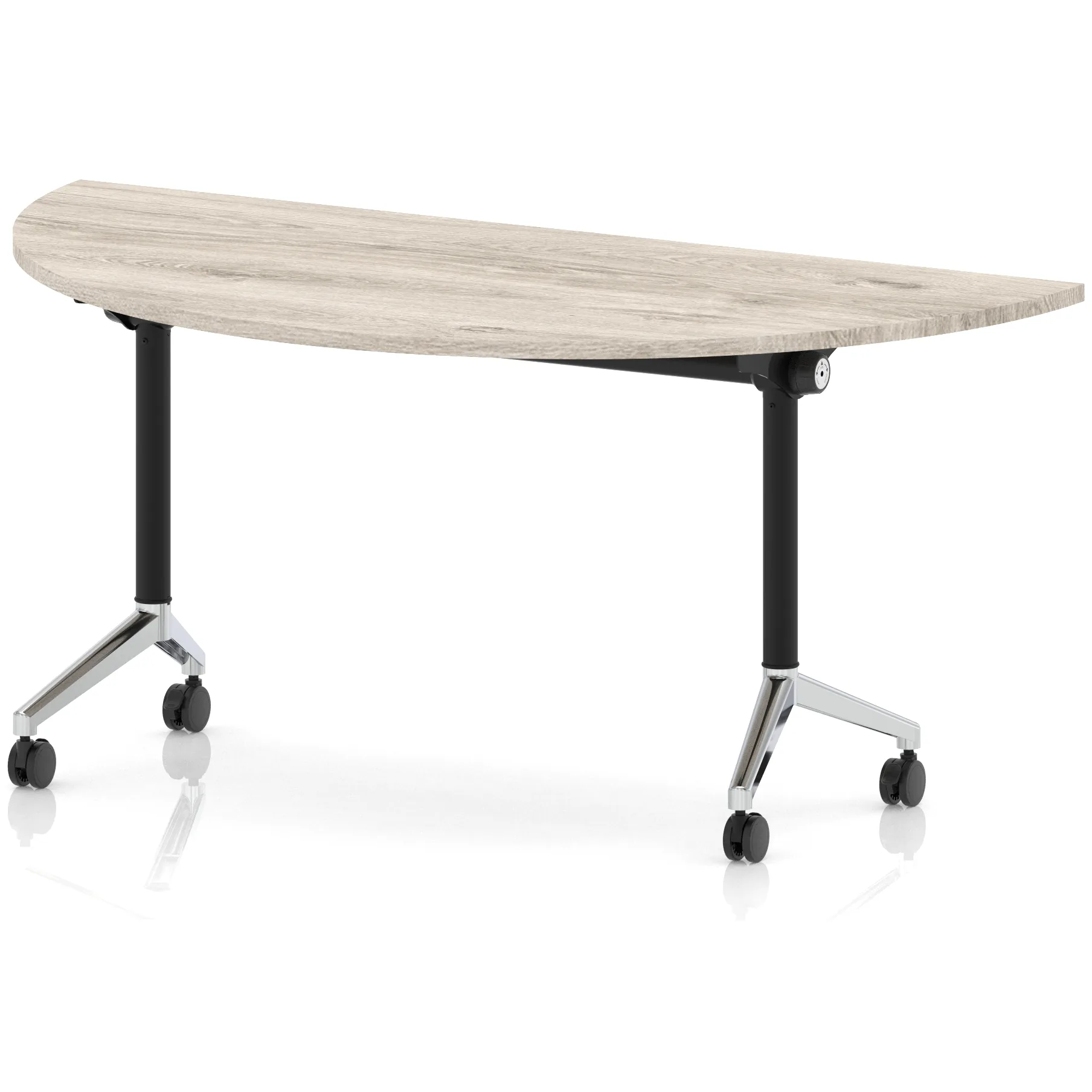 Impulse Plus Semi-Circle Flip-Top Table 160cm