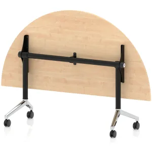Impulse Plus Flip Top 1600mm Semi-Circle Table