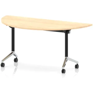 Impulse Plus Flip Top 1600mm Semi-Circle Table