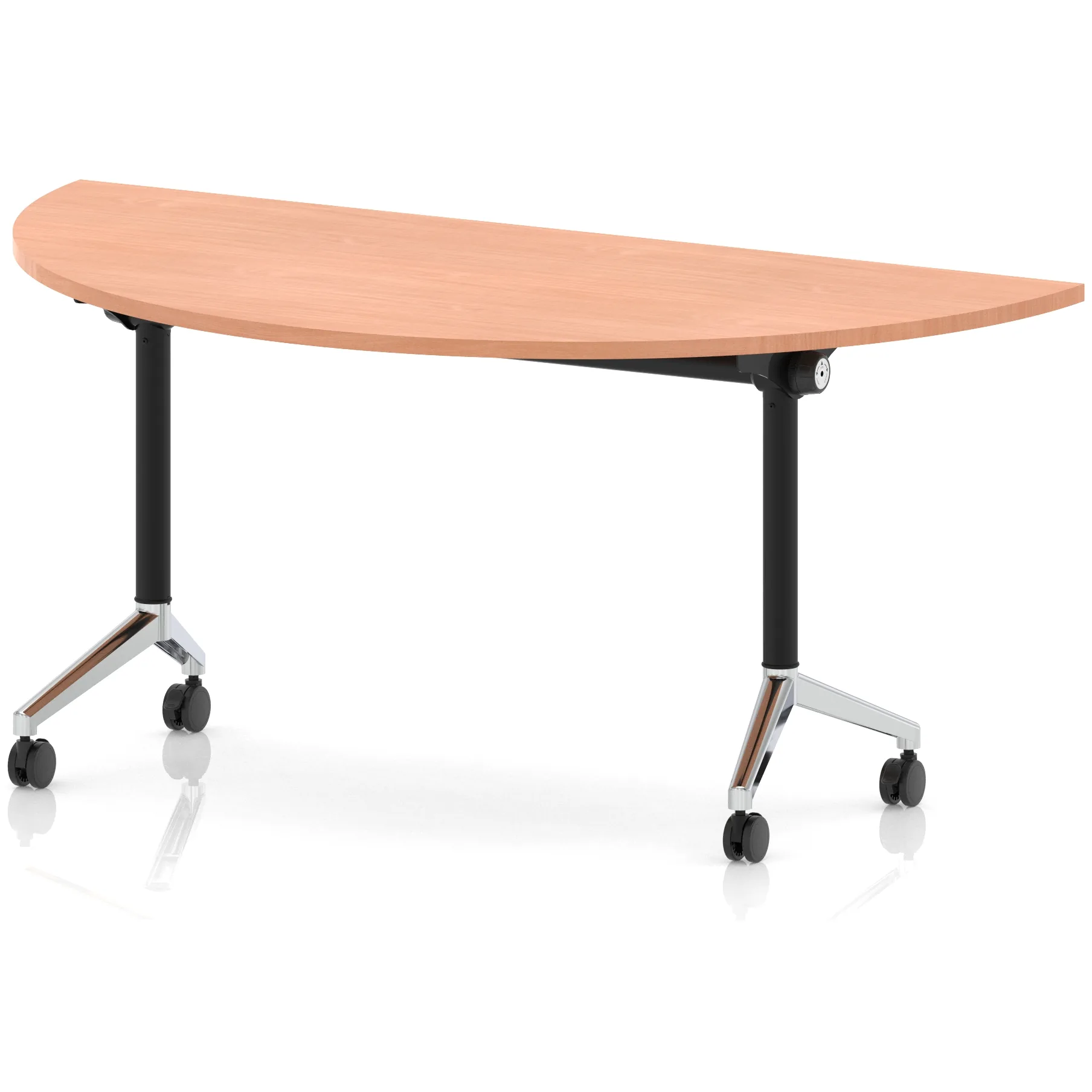 Impulse Plus Semi-Circle Flip-Top Table 160cm