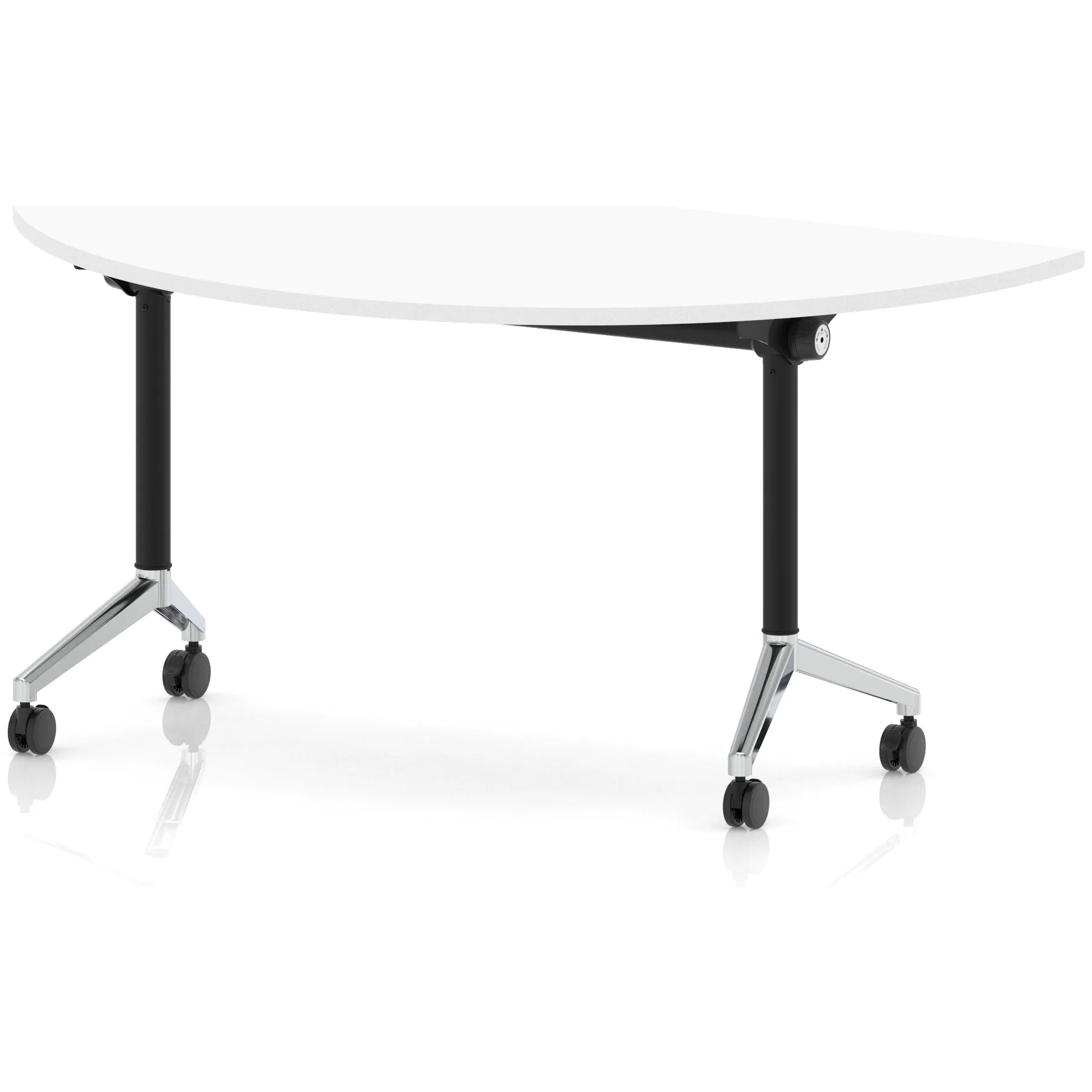 Impulse Plus Semi-Circle Flip-Top Table 160cm