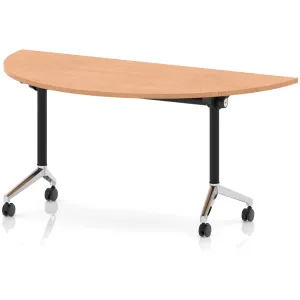 Impulse Plus Semi-Circle Flip-Top Table 160cm