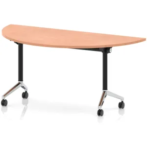 Impulse Plus Semi-Circle Flip-Top Table 160cm